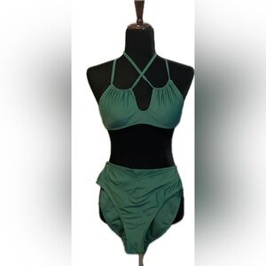 BCBG Paris Bikini in Emerald Green size S